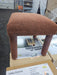 Upholstered Square Stool Ottoman Rust Boucle - Room Essentials™