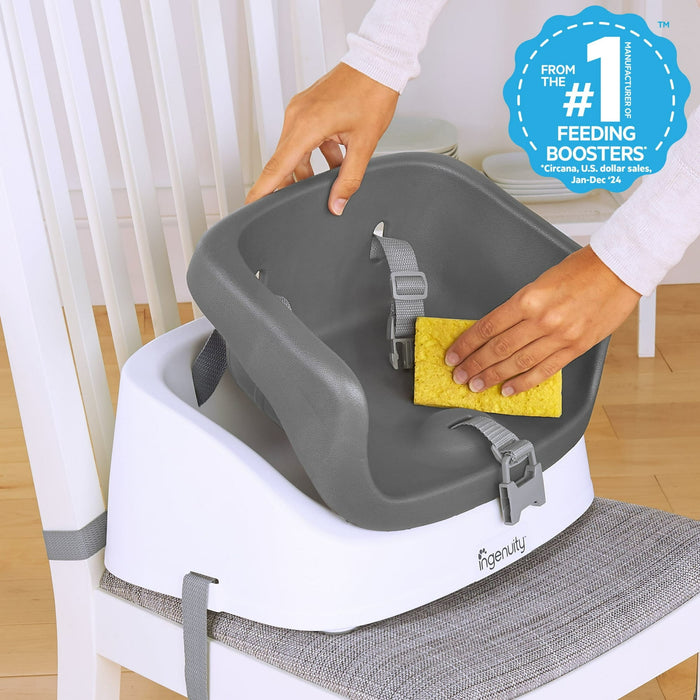 Ingenuity SmartClean Toddler Booster Seat - Slate - open_box