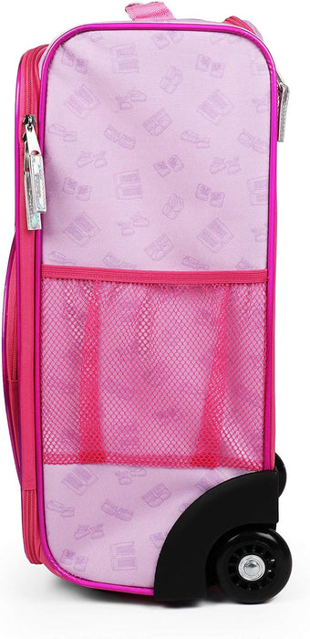 LOL Rolling Suitcase with Wheels for Girls, Hardside Travel LOL Surprise Luggage - open_box