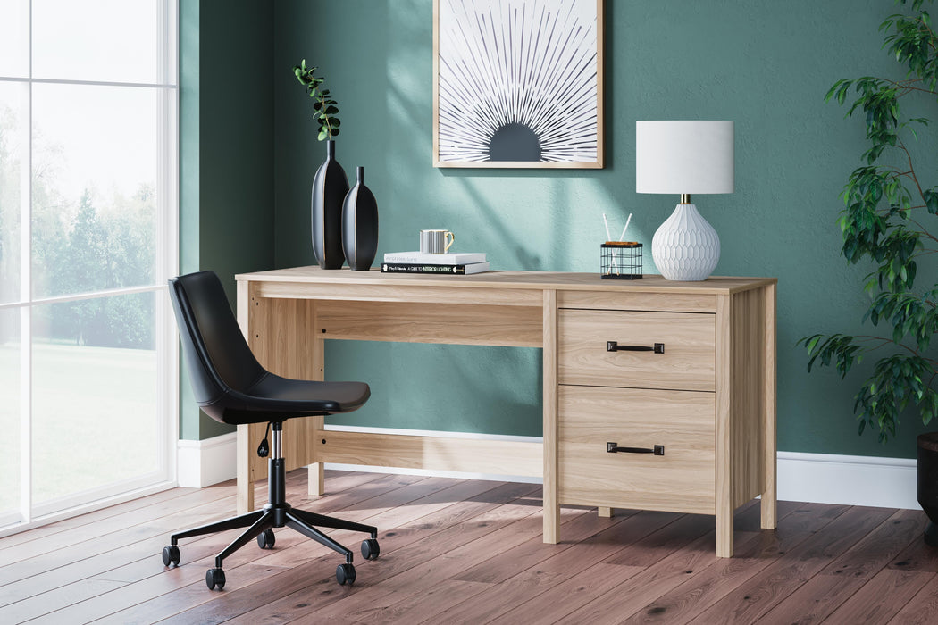 Battelle Tan Home Office Desk
