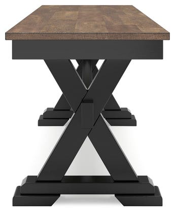 Wildenauer Brown/Black RECT Dining Room EXT Table
