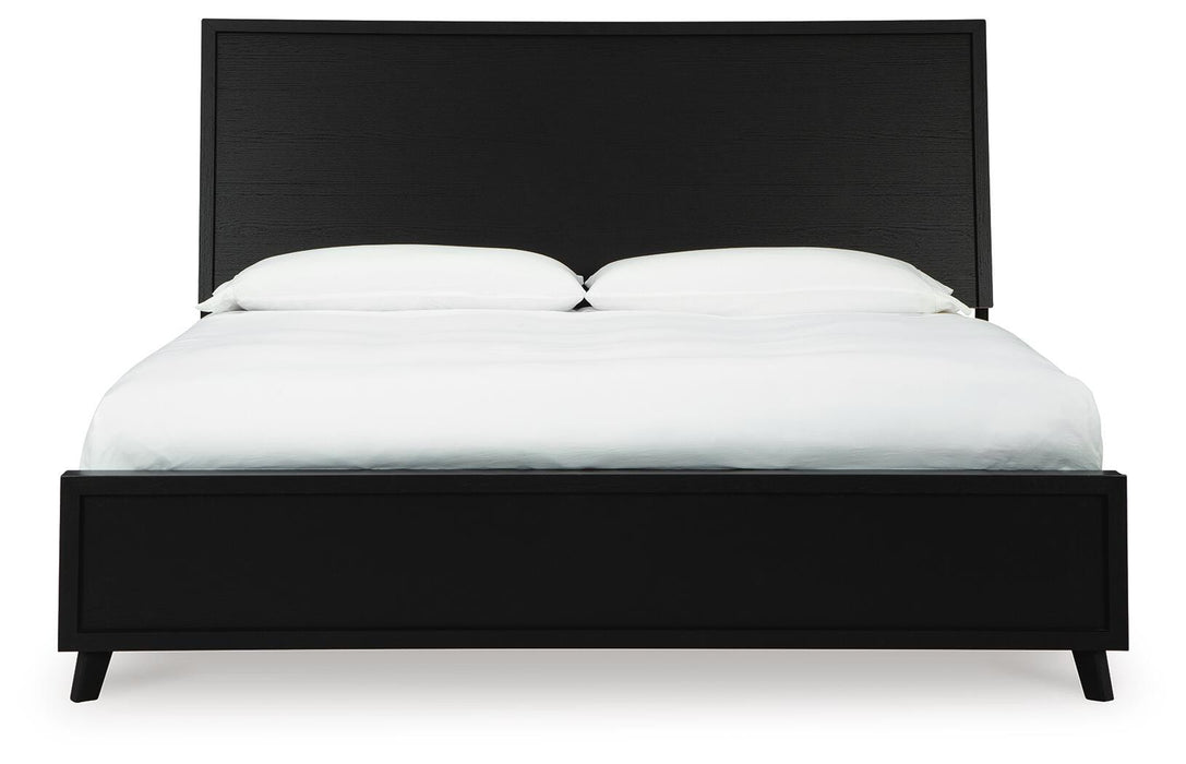 Danziar Black Danziar King Panel Bed
