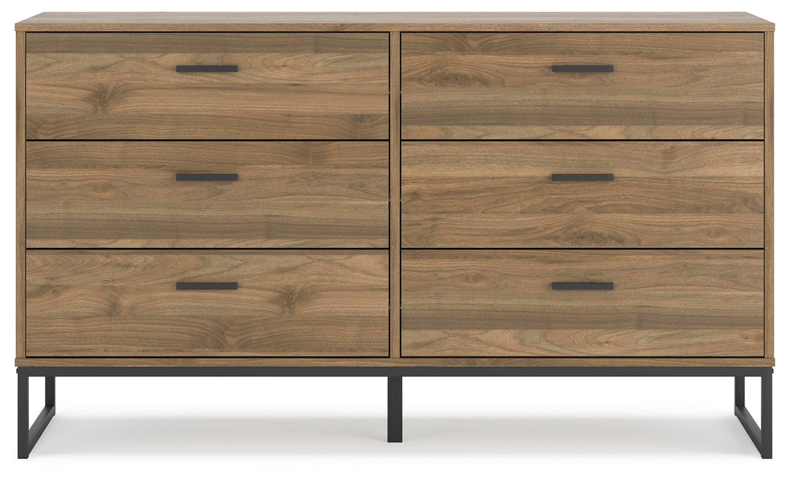 Deanlow Honey Six Drawer Dresser