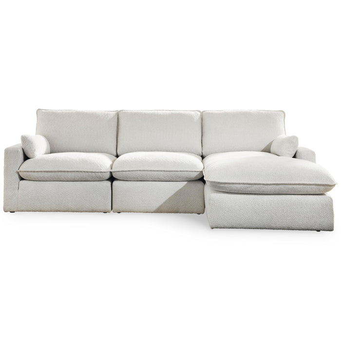 Gimma Gray Gimma 3-Piece Sectional Sofa with Chaise