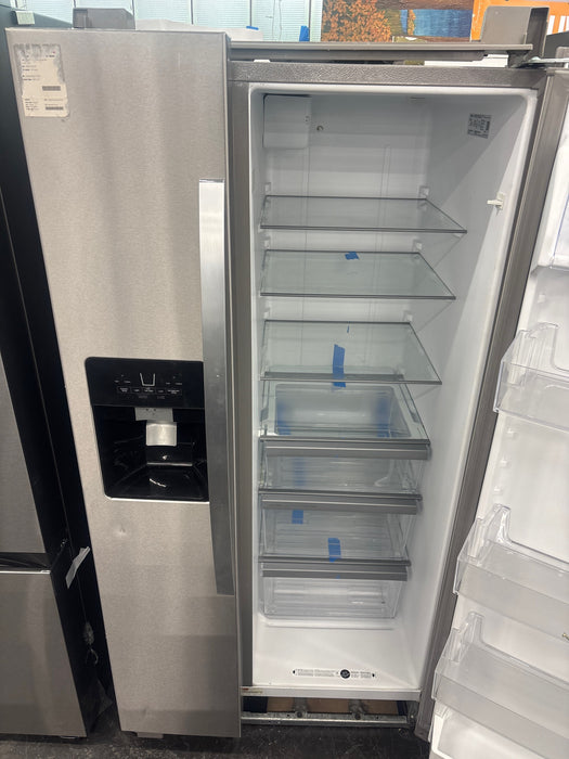 Whirlpool - 21 Cu. Ft. Side-by-Side Refrigerator with LED Interior Lighting - Stainless Steel - use_like_new