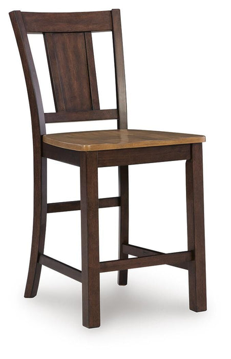 Anixburg Light Brown/Dark Brown Dining Collection