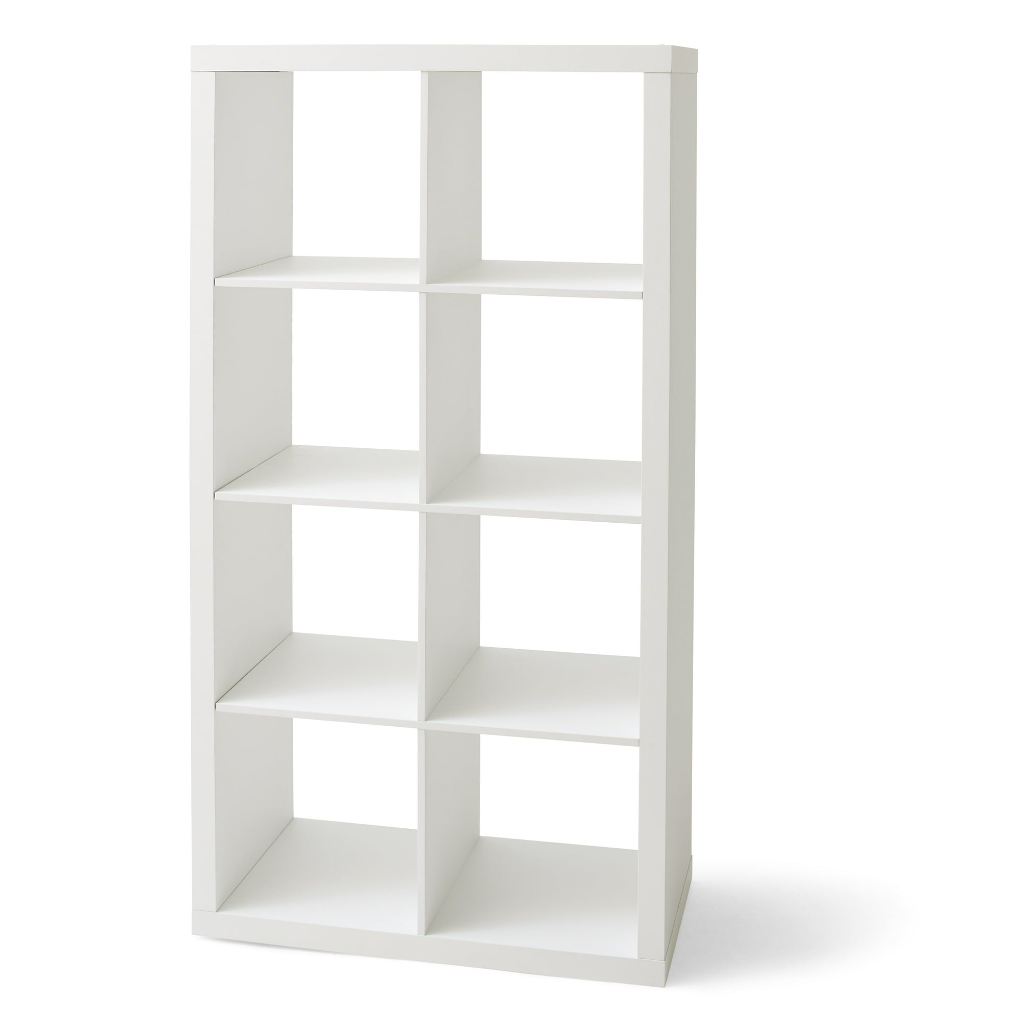 Better Homes & Gardens 8-Cube Storage Organizer, White Texture - open_box