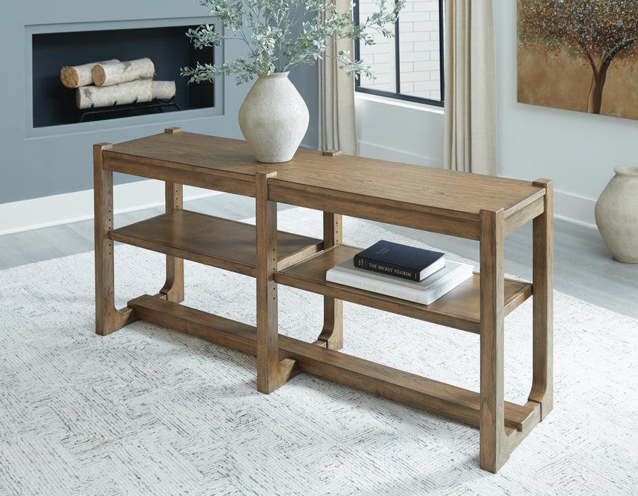 Cabalynn Light Brown Sofa Table