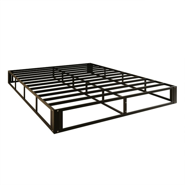 Castle Place 8 Full Metal Box Spring, Beige Linen - open_box
