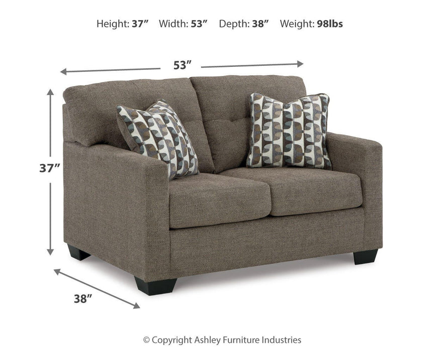 Mahoney Chocolate Mahoney Loveseat