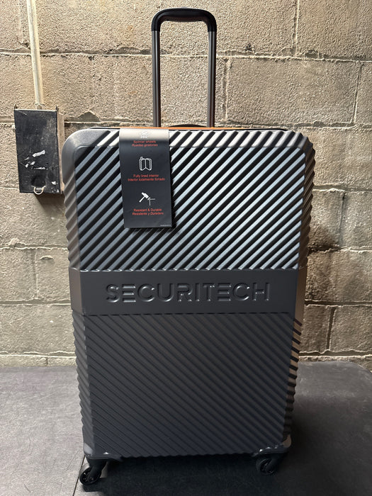 Securitech by Delsey, Patrol 28" Checked Hardside Spinner Luggage Charcoal - new