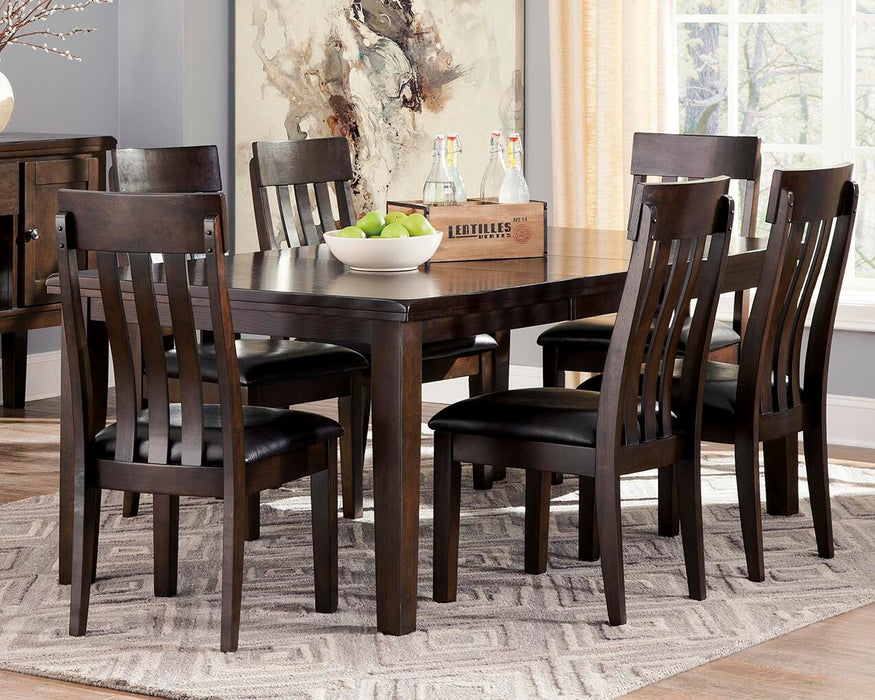 Haddigan Dark Brown Haddigan Dining Table and 6 Chairs