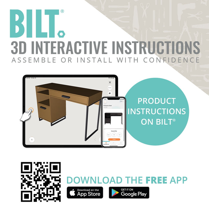 Mainstays Wood & Metal Writing Desk with 1 Drawer and 1 Door for Teen Adult,29.92 in, White Finish. - new