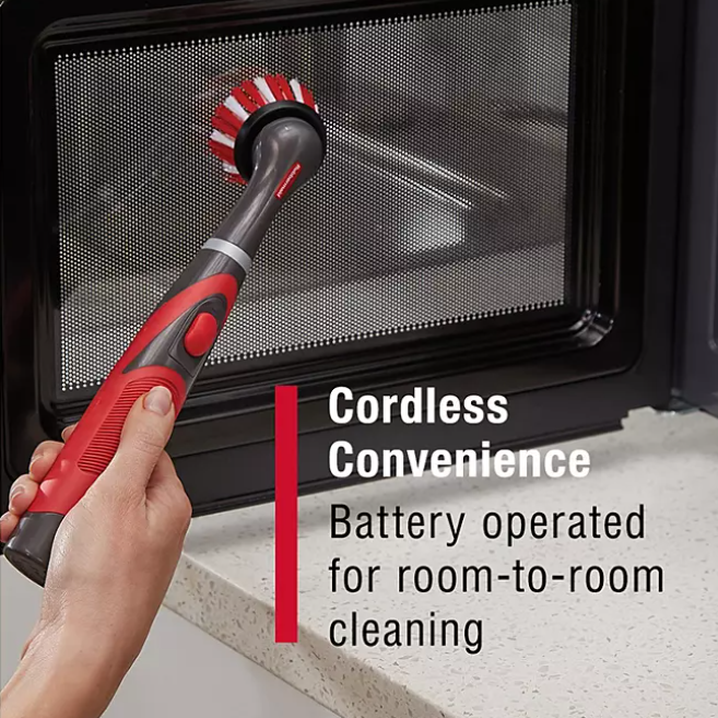 Rubbermaid Power Scrubber 5 Piece Set With Replaceable Heads - open_box