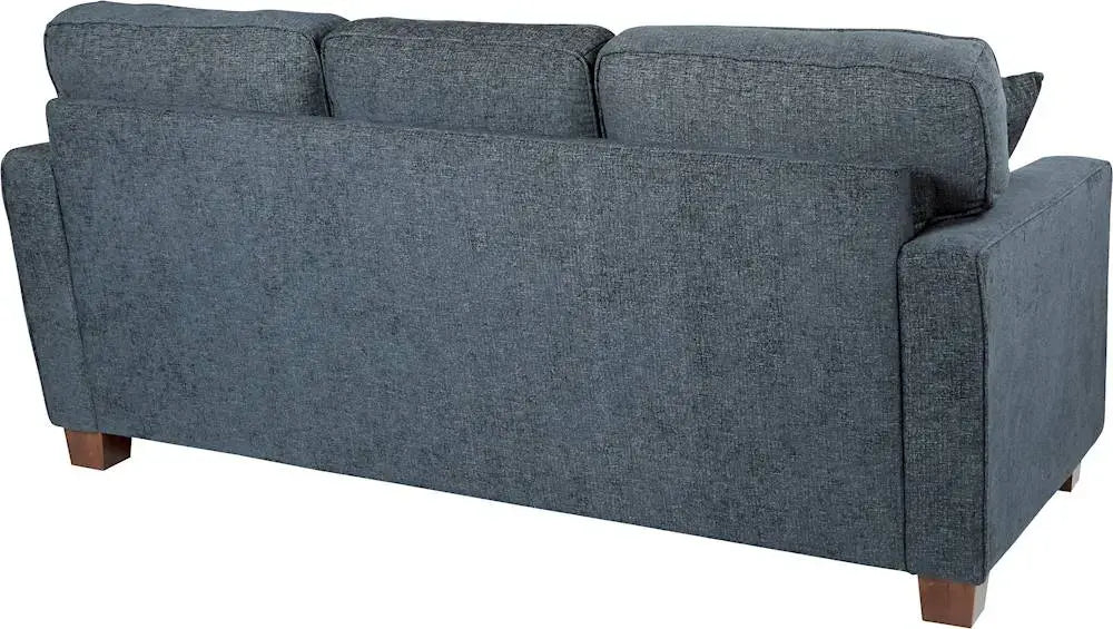OSP Home Furnishings - Russell L-Shape Sectional Sofa - Navy - open_box