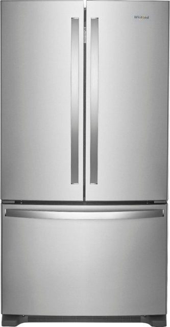 Whirlpool - 25.2 Cu. Ft. French Door Refrigerator with Internal Water Dispenser - Stainless Steel - display_model