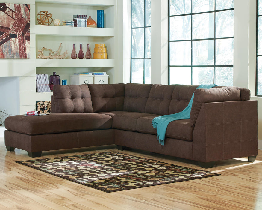 Maier Walnut Maier 2-Piece Sectional with Chaise