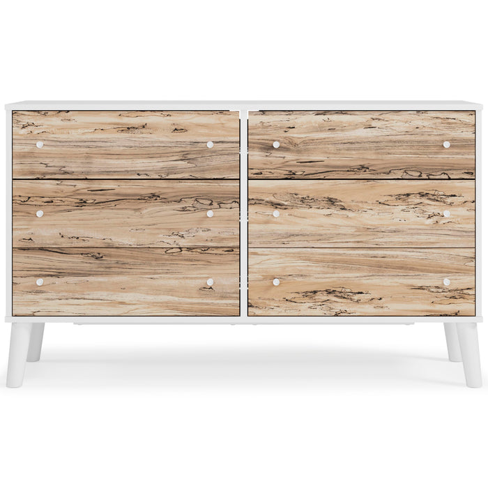 Piperton Two-tone Brown/White Bedroom Furniture Pieces