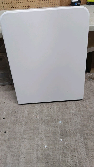 YouYeap Folding Utility Table 6ft Fold-in-Half Portable Plastic Picnic Party Dining Camp Table, White - open_box