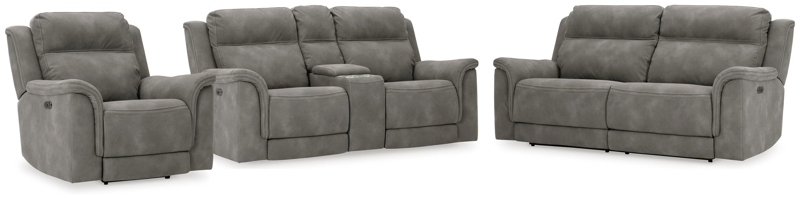 Next-Gen DuraPella Slate Next-Gen DuraPella Sofa, Loveseat and Recliner