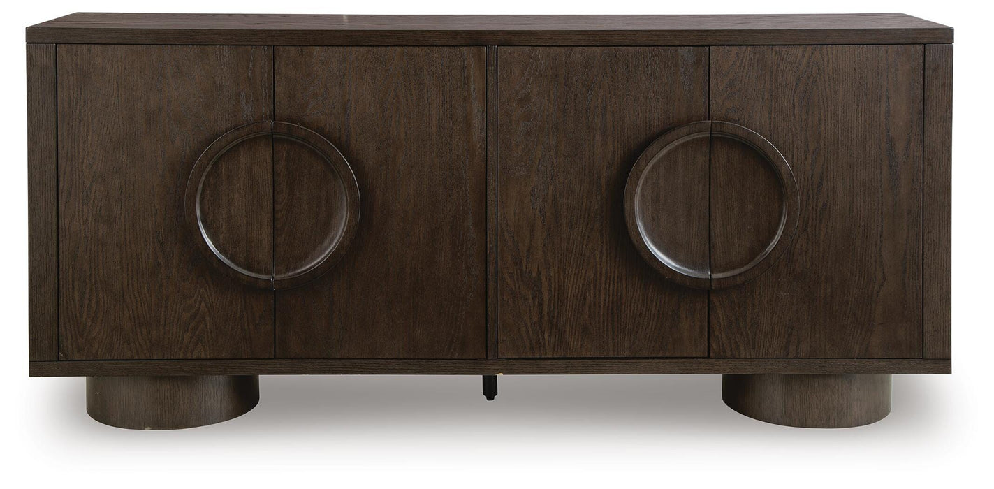 Veeda Dark Brown Accent Cabinet