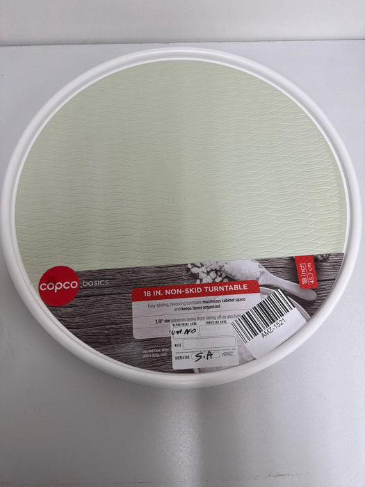Copco Lazy Susan for Under Sink and Cabinet Storage, 18 Inch, Crystalline - new