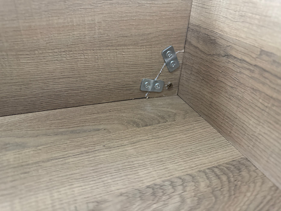 Oak 7 Drawer Dresser for Bedroom, Wooden Chest of Drawers for Living Room - open_box