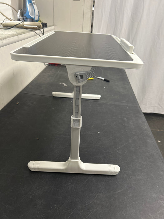 PATIKIL Laptop Bed Tray Table, 22.8"x14.6", Foldable Lap Desk with Drawer, Adjustable Bed Desk for Laptop Bed Working, Eating, Writing, Gaming, Drawing, Grey - new