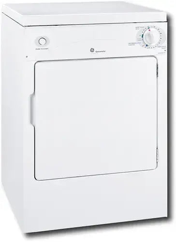 GE - 3.6 Cu. Ft. Stackable Electric Dryer with Portable - White - new