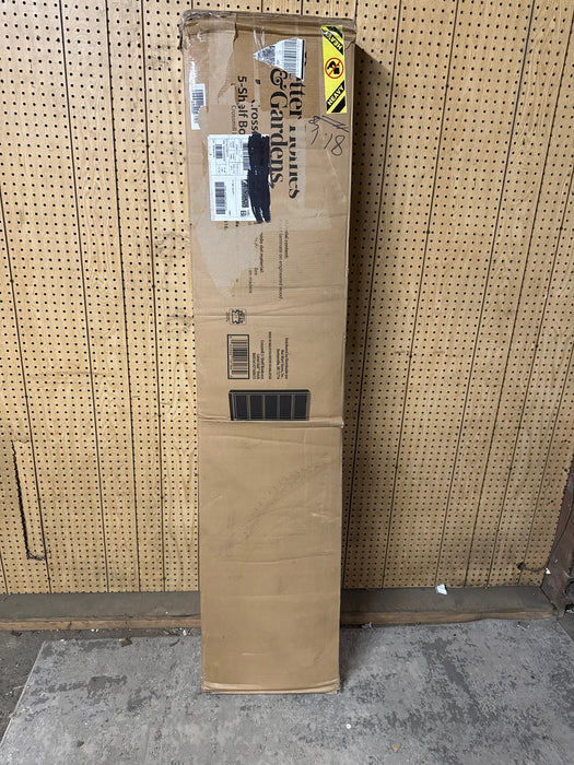 Supernon Better Homes and Gardens Crossmill Collection 5-Shelf Bookcase, Weathered - new