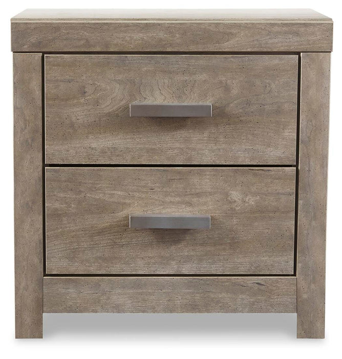 Culverbach Gray Two Drawer Night Stand