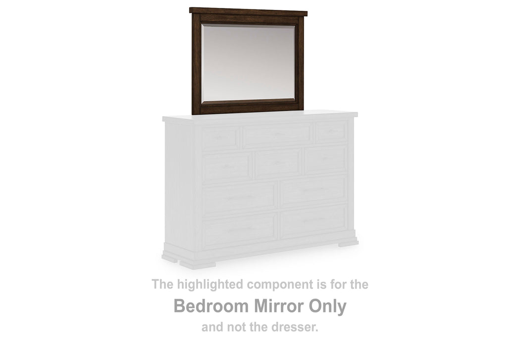 Taffenbrook Medium Brown Bedroom Mirror