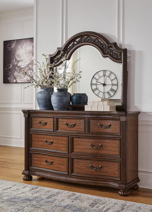 Lavinton Brown Lavinton Dresser and Mirror
