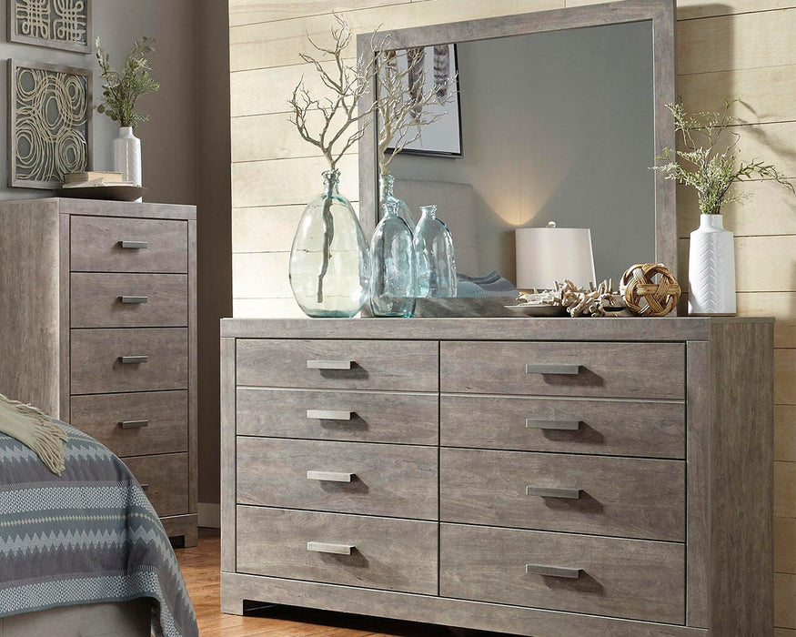 Culverbach Gray Culverbach Dresser and Mirror