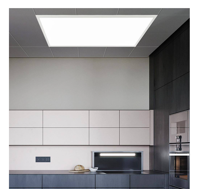 VEVOR 2 PCS 2 ft. x 4 ft. LED Flat Panel Light 6000LM 50 W LED Drop Ceiling Light 3500K/4000K/5000K for Home Office Classroom - new