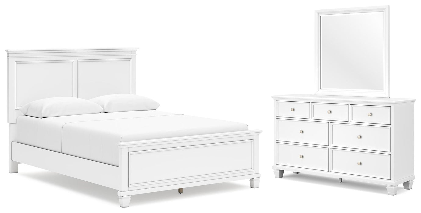 Fortman White Bedroom Collection