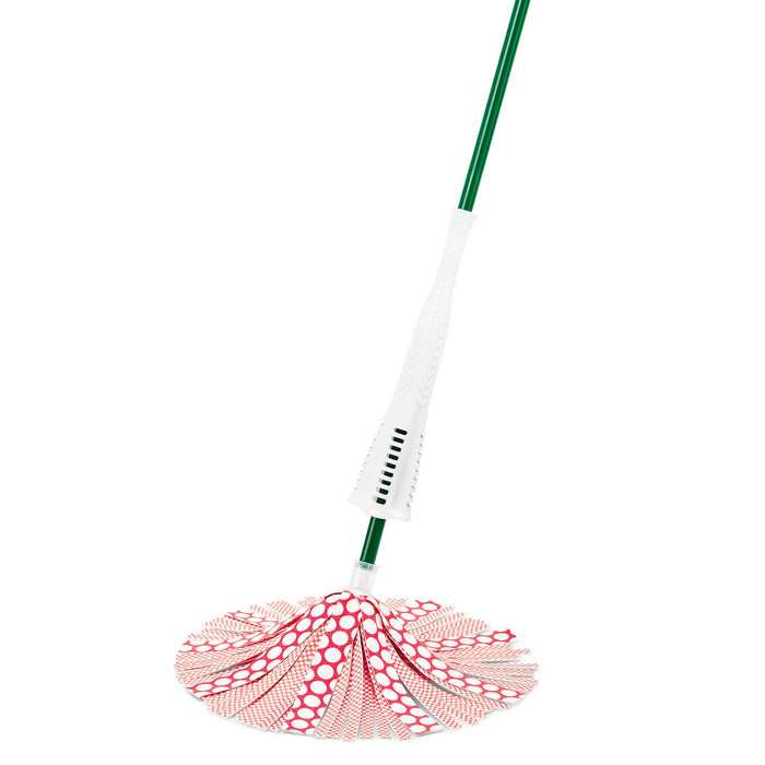 Libman Microfiber Wonder Mop Green and White Steel Handle. - open_box