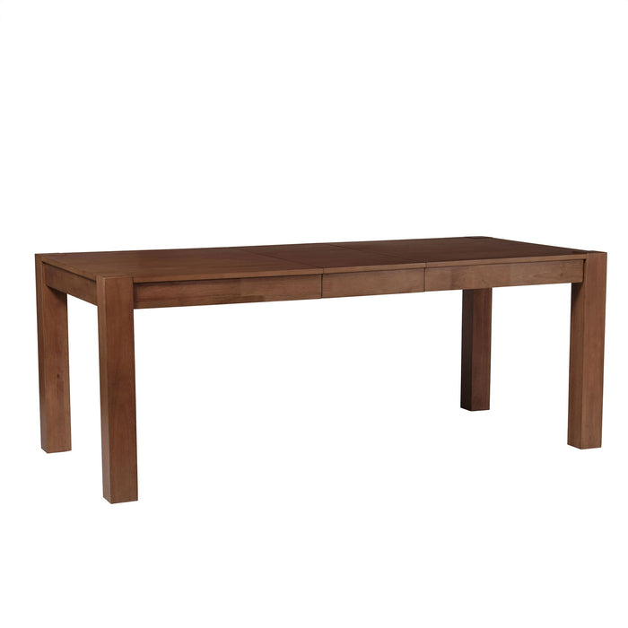 Better Homes & Gardens Bryant Solid Wood Extendable Dining Table, Walnut Finish - new