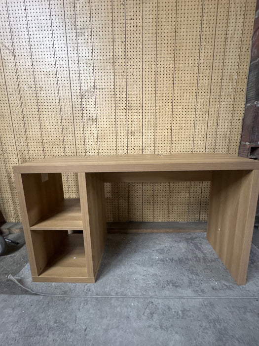 Better Homes & Gardens Cube Storage Office Desk, Light Honey - new