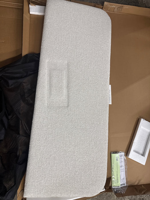 Better Homes & Gardens Juliet Full/Queen Boucle Headboard, Ivory - new