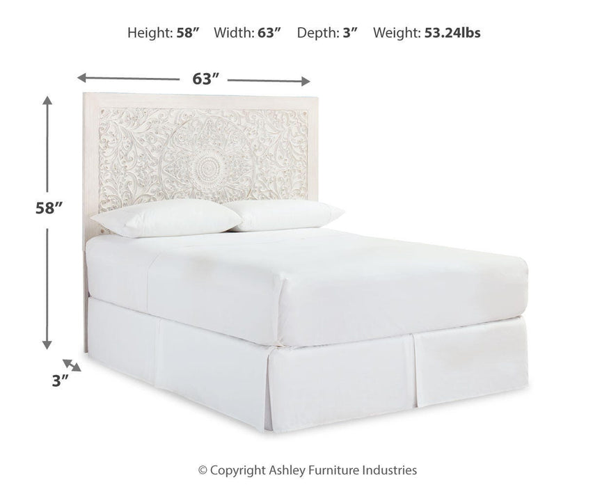 Paxberry Whitewash Paxberry Queen Panel Bed