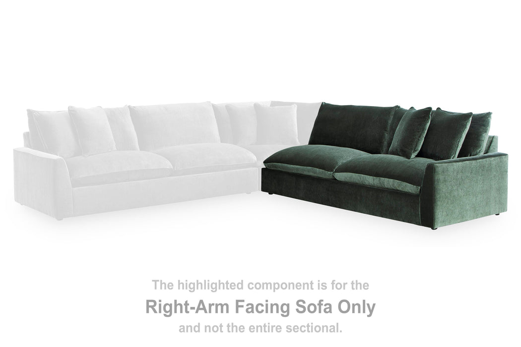 Carriage View Jade Living Room Collection