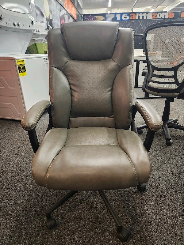 Serta Connor Office Chair Gray Bonded Leather - new