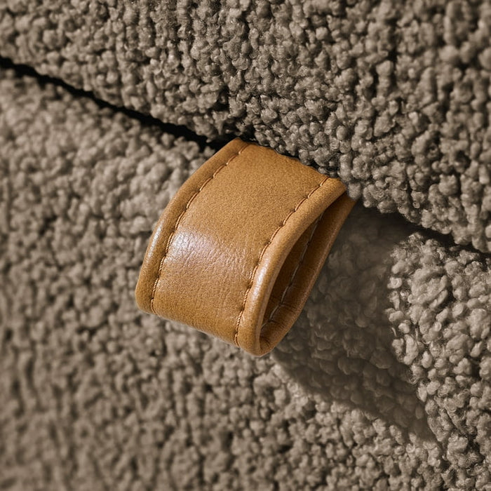 Better Homes & Gardens Springwood 55.12" Storage Bench, Truffle Brown - open_box