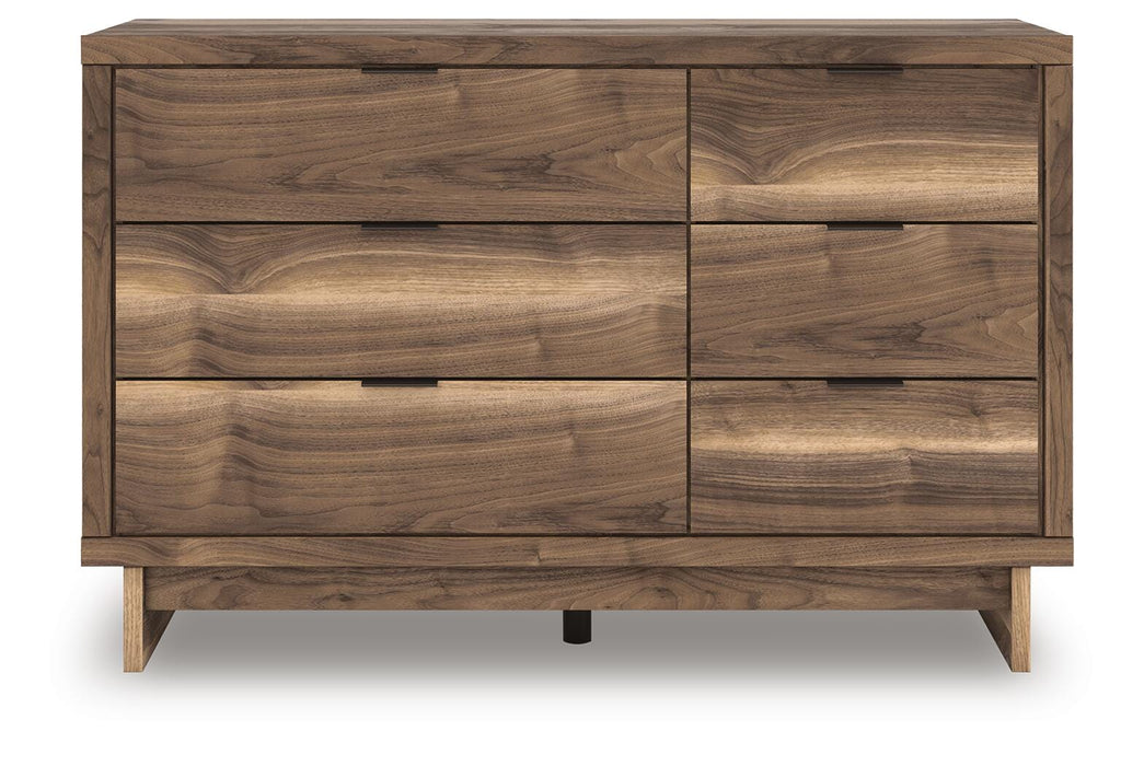Zadilyn Brown Six Drawer Dresser
