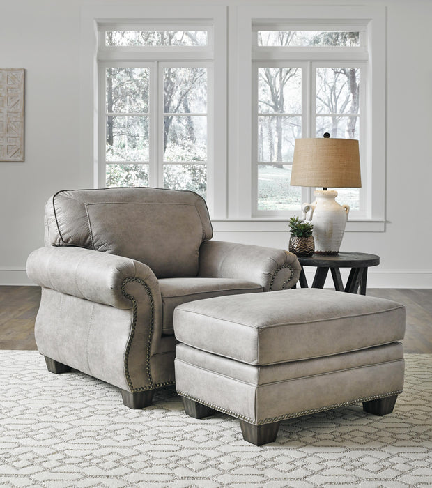 Olsberg Steel Olsberg Chair and Ottoman
