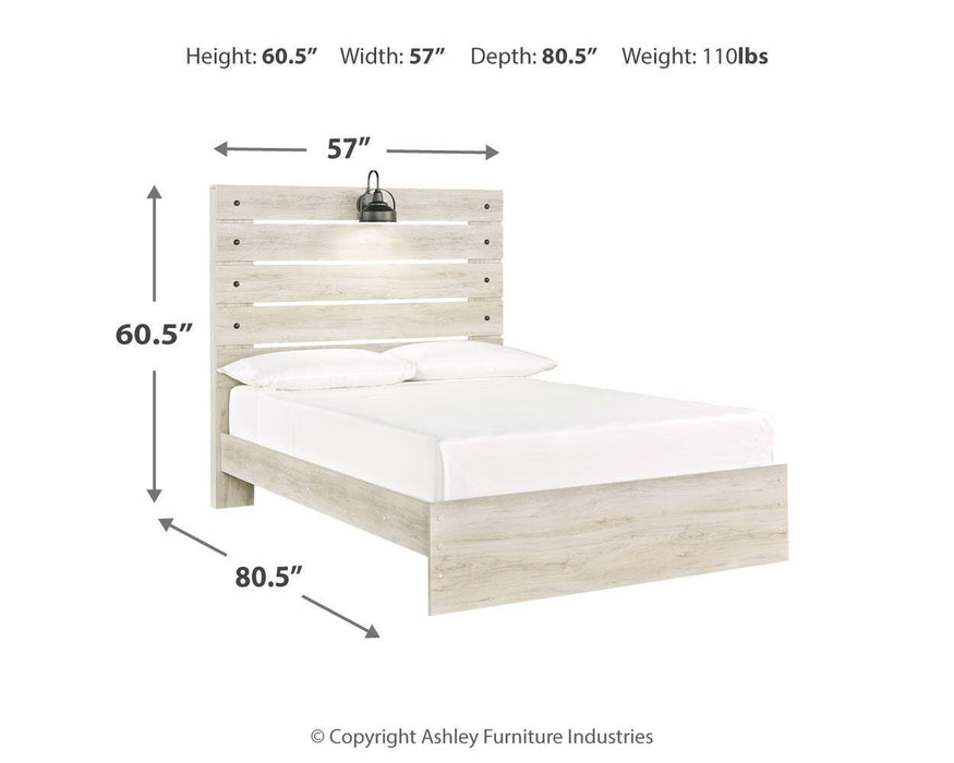 Cambeck Whitewash Cambeck Full Panel Bed