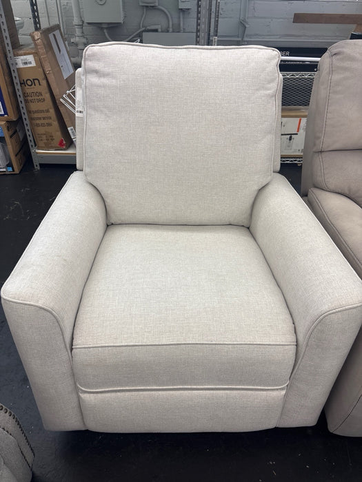 True Innovations Paxley Fabric Swivel Glider Recliner - new