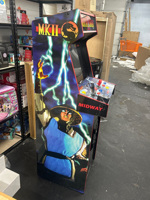 Arcade1UP Mortal Kombat II Deluxe Arcade Game - open_box