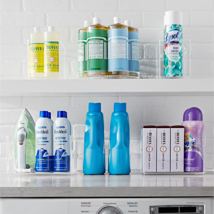 The Home Edit 5-Piece Clear Laundry Organizing System - open_box